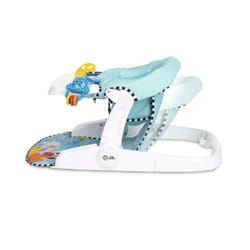 Baby Einstein - Sea of Support 2-en-1, siege au sol position assise, avec tablette et jouets amovibles, a partir de 4 mois