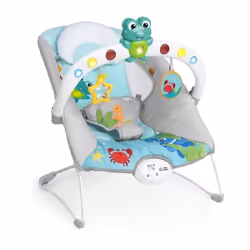 Éveil sensoriel interactif Le transat Baby Einstein Neptune Ocean Explorers stimule les sens grâce à 15 mélodies classiques, ...
