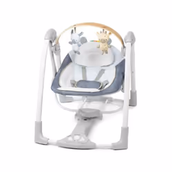 Balancelle portable pliable pour bébé La balancelle INGENUITY Swing'n Go est une solution nomade conçue pour les parents acti ...