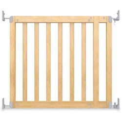 INGENUITY Barriere de sécurité enfant de 76 a 91 cm, personnalisable a peindre ou a teindre, facile a installer