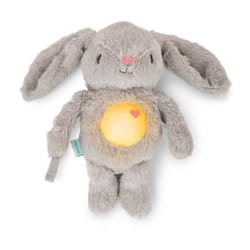 Ingenuity - Veilleuse bébé, Doudou lapin, peluche Sylvie, réponds au pleurs de bébé, musicale, lumineuse, bruits blanc, et at