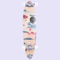 Longboard PINTAIL - Maui and Sons - 39 pouces - Érable à 7 plis - Noir - Mixte - Glisse urbaine