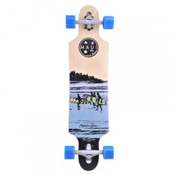 Longboard - MAUI & SONS - Search 4 Surf - Drop Through - Bleu - 36 pouces