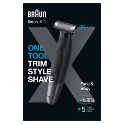 Braun XT5100, Noir, Gris, 1 mm, 5 mm, 1 mm, Universel, Acier inoxydable