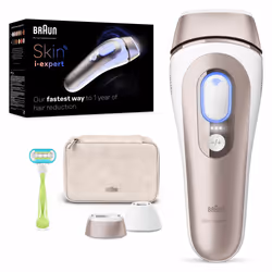 Braun Skin i-expert PL7147 Lumière pulsée Or rose, Blanc