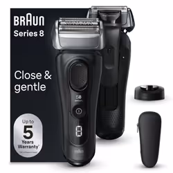 Braun Series 8 8510s, Noir, Boutons, Batterie, Lithium-Ion (Li-Ion), Batterie intégré, 60 min