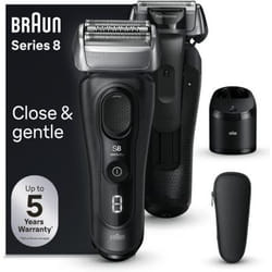 Braun Series 8 8560cc Wet & Dry Rasoir à grille Tondeuse Noir