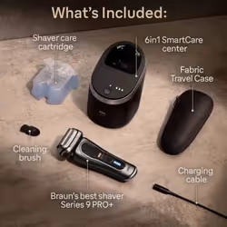 Braun Series 9 Pro+ 9565cc Rasoir à Grille 5 Lames Wet & Dry Métallique - Vue supplémentaire 7