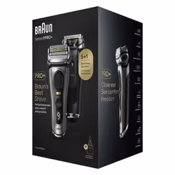 Braun Series 9 Pro+ 9565cc Rasoir à Grille 5 Lames Wet & Dry Métallique - Vue supplémentaire 8