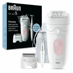 Braun Silk-épil 5 5-230 28 pince(s) Rose, Blanc