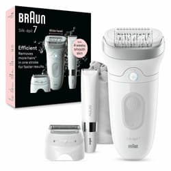 Braun Silk-épil 7 7-441 40 pince(s) Argent, Blanc