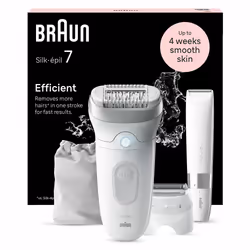 Braun Silk-épil 7 7-441 40 pince(s) Argent, Blanc