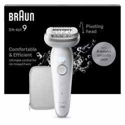 Braun Silk-épil 9 9-011 40 pince(s) Argent, Blanc
