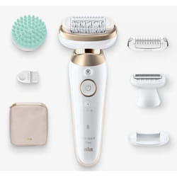 Braun Silk-épil 9 Flex 9-071 3D 40 pince(s) Or, Blanc
