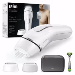 Braun Silk-expert Pro PL5145, Blanc, Lumière pulsée, Secteur