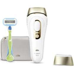 Braun BR2-238427 épilateur léger Lumière pulsée Or, Blanc
