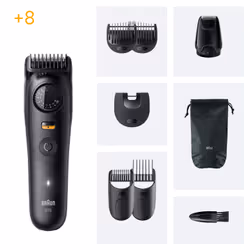 Braun BeardTrimmer 5 BT5560 tondeuse à barbe Batterie 40 2 cm Mouillé & sec Noir