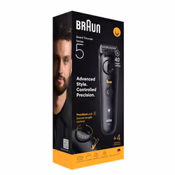 Braun BeardTrimmer 9 BT5520 tondeuse à barbe Batterie 40 2 cm Mouillé & sec Noir