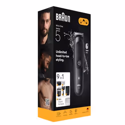 Braun AIO5540 tondeuse à cheveux Noir 14 Lithium-Ion (Li-Ion)