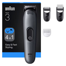 Braun AIO3500 tondeuse à cheveux Noir, Gris 14 Hybrides nickel-métal (NiMH)
