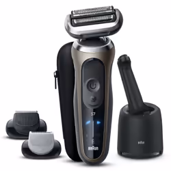 Braun Series 7 72-C7650cc Rasoir à grille Tondeuse Noir, Marron - Vue supplémentaire 2