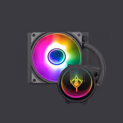 Yeyian YTS-120SL-01, Liquid cooling kit, 12 cm, Noir