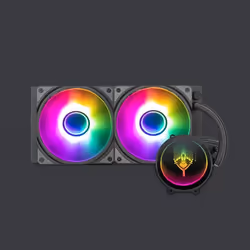 Yeyian YTS-240DL-01, Liquid cooling kit, 12 cm, 800 tr/min, 2000 tr/min, Noir
