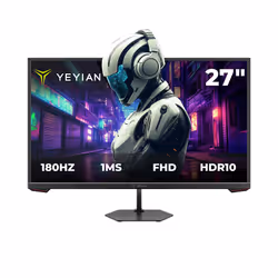 Yeyian YMF-IPF27-G1, 68,6 cm (27"), 1920 x 1080 pixels, Full HD, LED, 1 ms, Noir