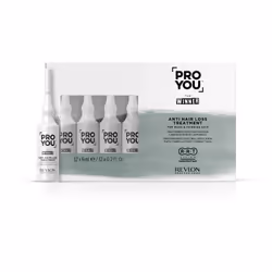 Revlon PRO YOU the winner traitement anti-chute de cheveux 12x6 ml, Sérum cheveux, 72 ml, Femmes, Cheveux fins, Densifier, Hy ...