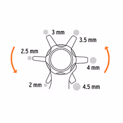 Pinces pour faire des trous Truper PSA-9