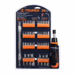 Truper JDM-58 Tournevis multi-embouts Tournevis porte-embouts