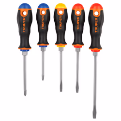 Ensemble de tournevis Truper DTJ-5B; 5 unités