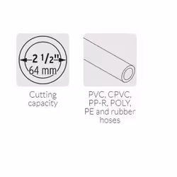 Coupe-tuyau Truper COT-PVC-X