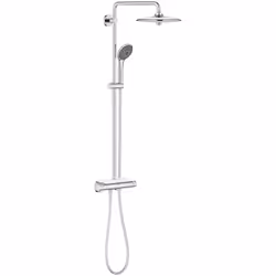 Caractéristiques de la colonne de douche avec mitigeur thermostatique, Grohe Vitalio Joy System 260 (G-26403001) : Composé de ...