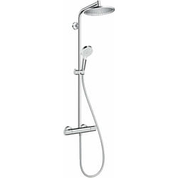 Crometta s 240 Colonne de douche 1 jet, avec Mitigeur thermostatique, Chrome (HG-27267000) - Hansgrohe