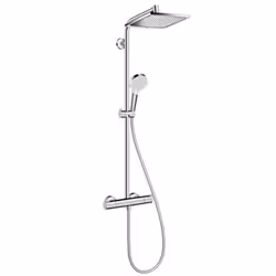 Description générale Réalisez jusqu'à 50% d'économies d'eau et d'énergie grâce à la colonne de douche Showerpipe Hansgrohe Cr ...