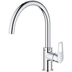 Bauloop Mitigeur monocommande évier col de cygne, Chrome (G-31368001) - Grohe