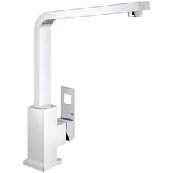 Caractéristiques du Mitigeur monocommande évier, Chrome, Grohe Eurocube (G-31255000) : Mitigeur monocommande évier Série : Eu ...