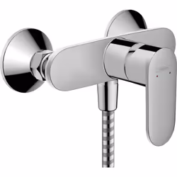 Caractéristiques du Mitigeur de douche avec cartouche en céramique, Chrome, Hansgrohe Vernis Blend (HG-71640000) : 1 sortie = ...