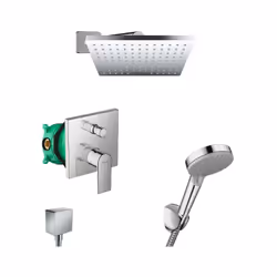 Description générale Le Set de douche encastré tout en 1 Hansgrohe Vernis Shape est un ensemble complet qui combine fonctionn ...
