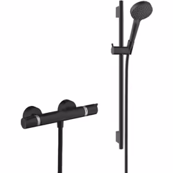 Un style graphique et chic pour votre salle de bain. Les finitions de robinetterie Noir mat, gages de modernité, séduiront le ...