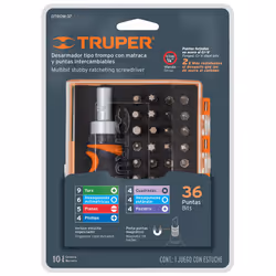 Jeu de tournevis Truper DTROM-37; 37 unités