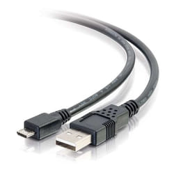 C2G 0,9 m Câble USB 2.0 A vers Micro-B mâle vers mâle - Noir