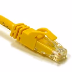 C2G 35ft Cat6 550MHz Snagless Patch Cable Yellow, 10,5 m