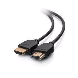 C2G Câble HDMI® haute vitesse ultra flexible de 0,9 m avec connecteurs à profil bas - 4K 60Hz, 0,91 m, HDMI Type A (Standard) ...