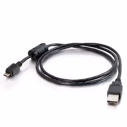 C2G 1.0m USB 2.0, 1 m, USB A, Micro-USB B, USB 2.0, Mâle/Mâle, Noir
