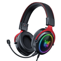 ONIKUMA X10 Casque casque avec son surround Casque de lumière LED sur loreille Casque PC à réduction de bruit casque gaming
