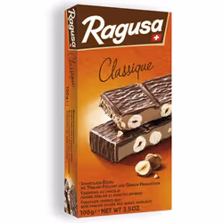 Camille Bloch Ragusa Classique, Chocolat au lait, 100 g, 5449 kJ, 585 kcal, 37 g, 15 g