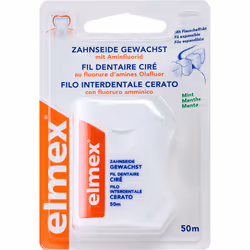 elmex MY00020A, Ruban dentaire, Nylon, Rond, 50 m