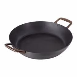KUHN RIKON Black Star, Rond, Poêle polyvalente, Noir, Fer, Vitrocéramique, Gaz, Halogène, Induction, Plaque étanche, 32 cm